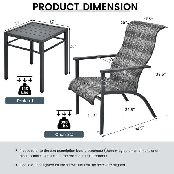 Product Dimensions