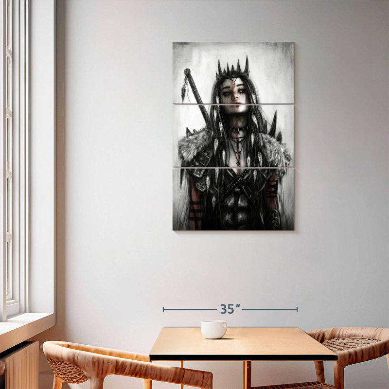 Leisha Wild, 57" H x 36" W