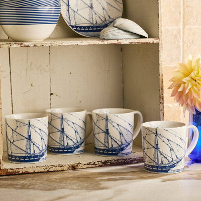Rigging Handmade Porcelain Coffee Mug