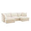 Canapé modulaire à assise profonde en U en forme de U, canapé 3 places avec bordures françaises avec plusieurs grands coussins, canapé modulaire à assise profonde modulaire et confortable pour salon, appartement, chenille-129455741-129455744