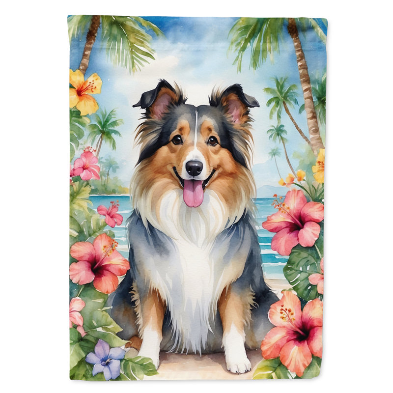 Drapeau pour animal à double face H 40 po x l 28 po