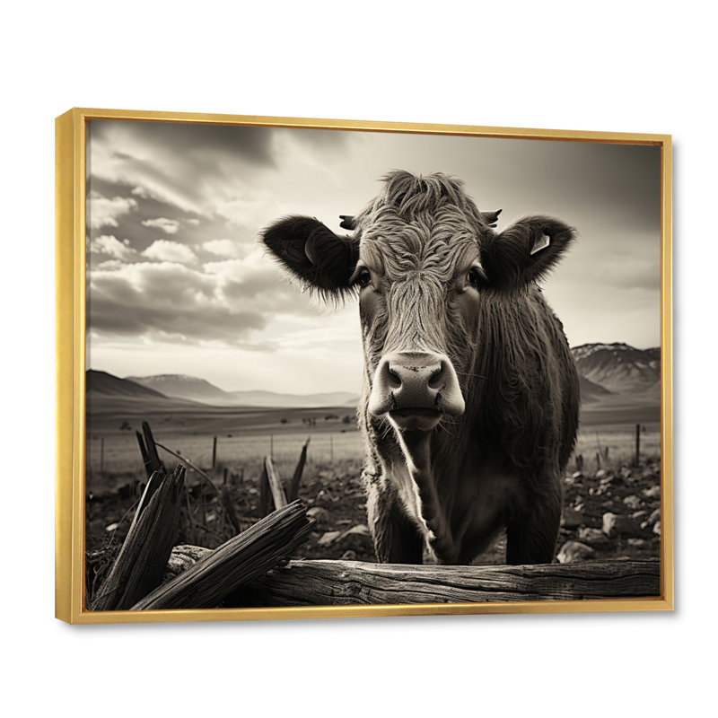 Clever Silent Watch I - reproduction sur toile, H 16 po x l 32 po x P 1 po, Cadre flottant doré