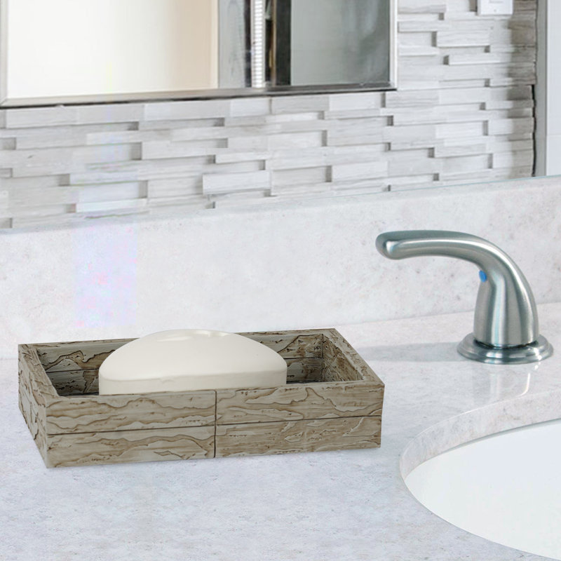  Porte-savon antique en pierre rustique