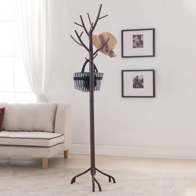 Hauser Metal Freestanding Coat Rack