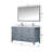 Jacques 60 in. W x 22 in. D Double Bath Vanity and Top-91877393-66637650