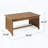Acacia Wood Coffee Table with Brown Patina Finish-704875119