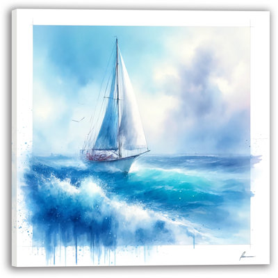 «Nautical Escape», impression sur toile tendue