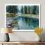 «Pine Trees Fraser River Calming Current», reproduction d'art sur toile, paysage vert-527920509-527920501-527920487