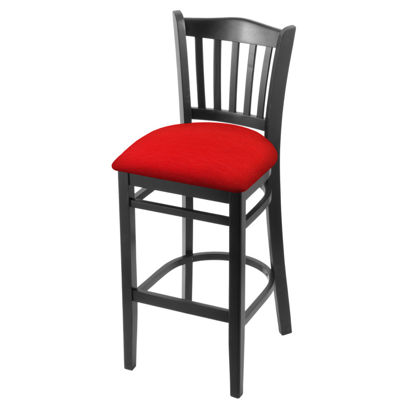 Tabouret de bar 25 po, Noir, Rouge Canter, Tabouret de bar (siège d'une hauteur de 30 po)