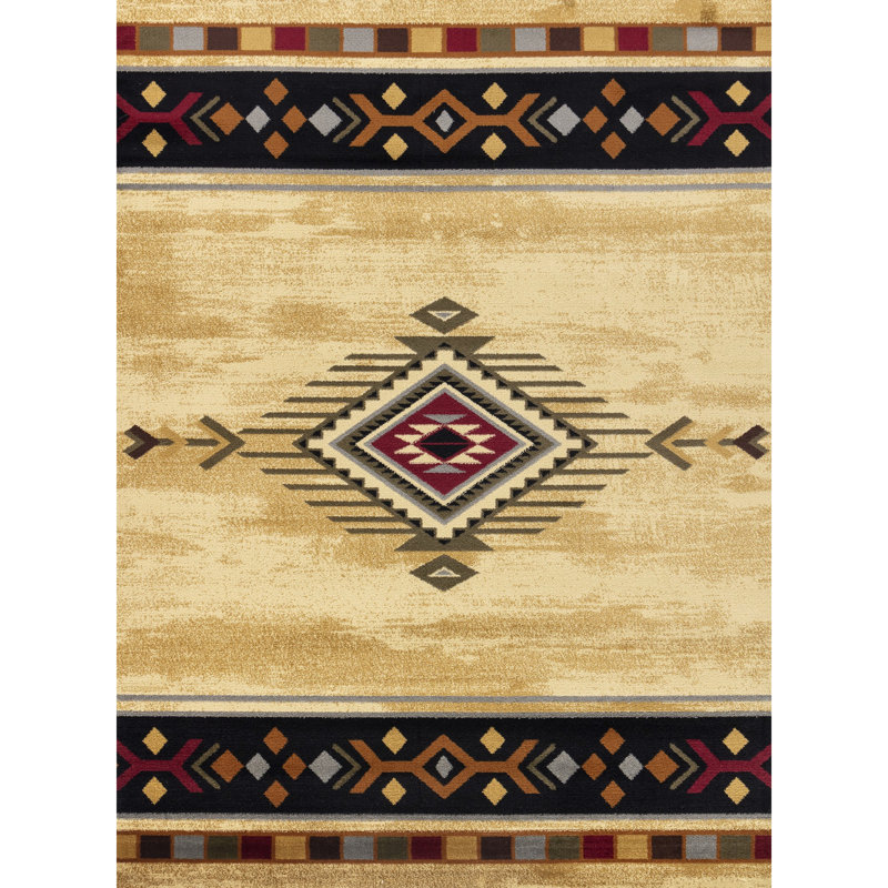 24 In X 36 Area Floor Rug, Cream, Polypropylene, Stain , For High Traffic Zones, Pet- 2 Ft. 3 Cream Blanket, High-Traffic Spots, Pet Approved