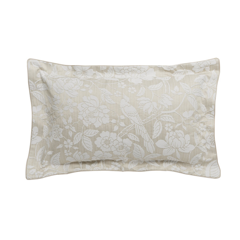 Pyramus Cotton Duvet Cover Set, Ivory, Double Duvet Cover Set