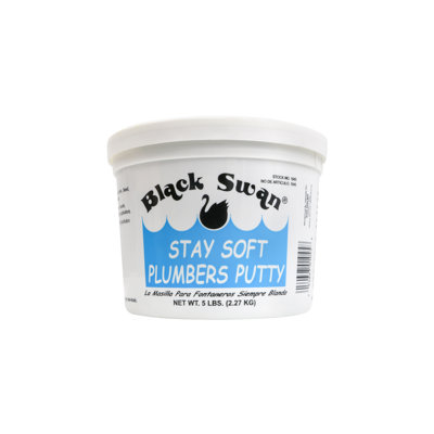 SUPPLYGIANT Composé de fixation pour mastic étanche 5 lb White Plumbers