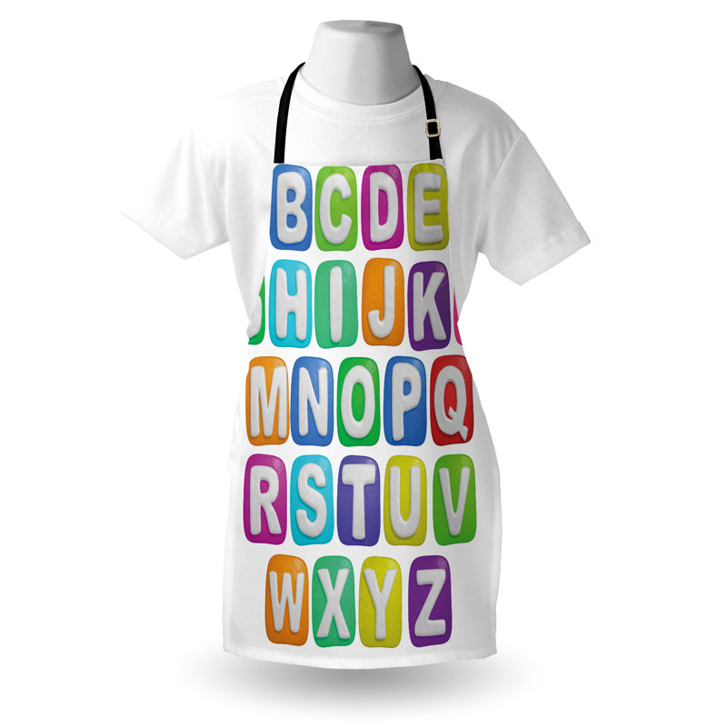 Multicolore, ensemble de lettres pour adultes