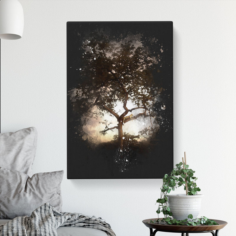 Leopard Siesta - Wrapped Canvas, 76cm H x 50cm W x 3cm D
