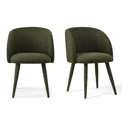 Modern Upholstered Dining Chairs With Arm