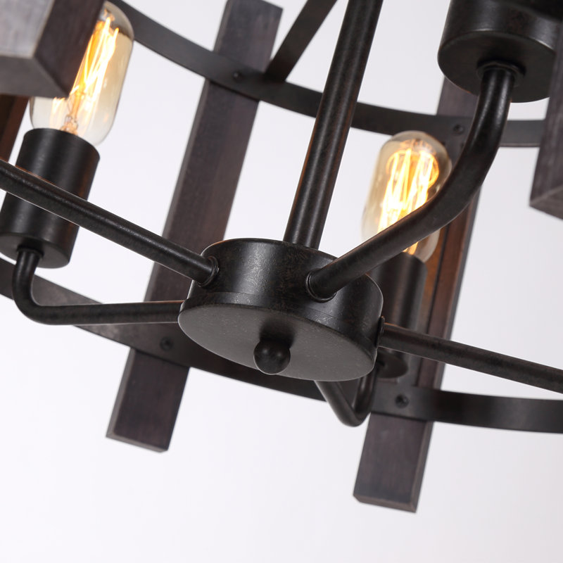 Lustre de style lanterne à 5 lumières