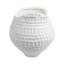Sagebrook Home 16" Callan Large 3D Printed Porcelain Vase, Ivory-689949238