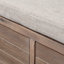 Banc de rangement avec panier amovible et 2 tiroirs, banc à chaussures entièrement assemblé avec coussin amovible-899740271