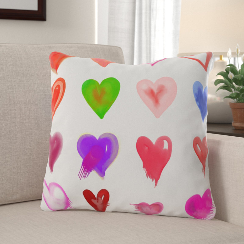 Edney Outdoor Reversible Throw Pillow, Microsuede, Indoor