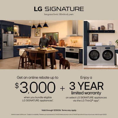 LG SIGNATURE 9.0 Cu. Ft. Smart Front Load Gas Dryer