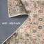 Custom Size Anti Slip Oriental Vintage Floral Runner Rug-73754343