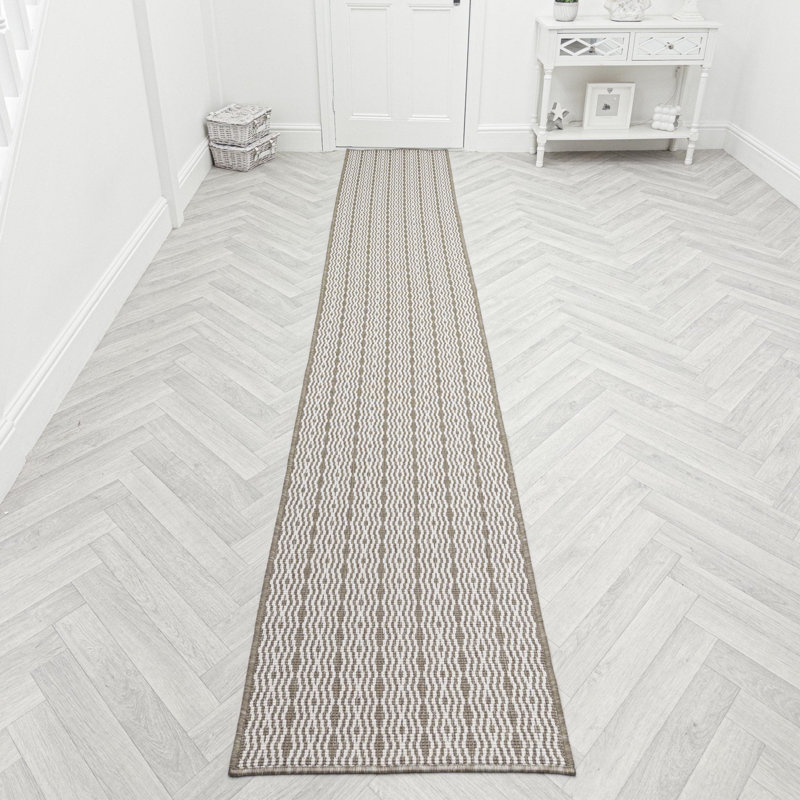 Runner Striped Flatweave Area Rug, Runner 60 x 270 cm