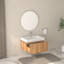 Space-saving Vanity With Plywood Construction, Modern Minimalist Design For Compact Bathrooms