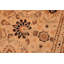 Tapis oriental en laine brun clair / ivoire fait à la main 6 pi 1 po x 8 pi 11 po Pastore