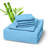 Premium Rayon From Bamboo Blend Sheet Set With Deep Pockets, Cooling and Breathable-370659661-370659635
