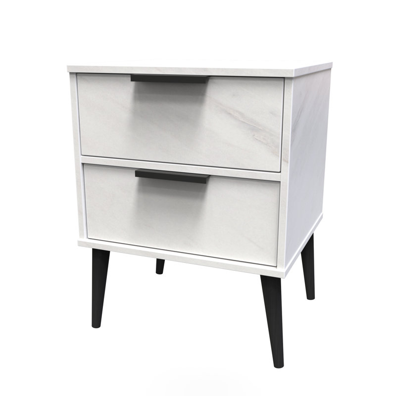 Turah 45cm W Manufactured Wood Bedside Table