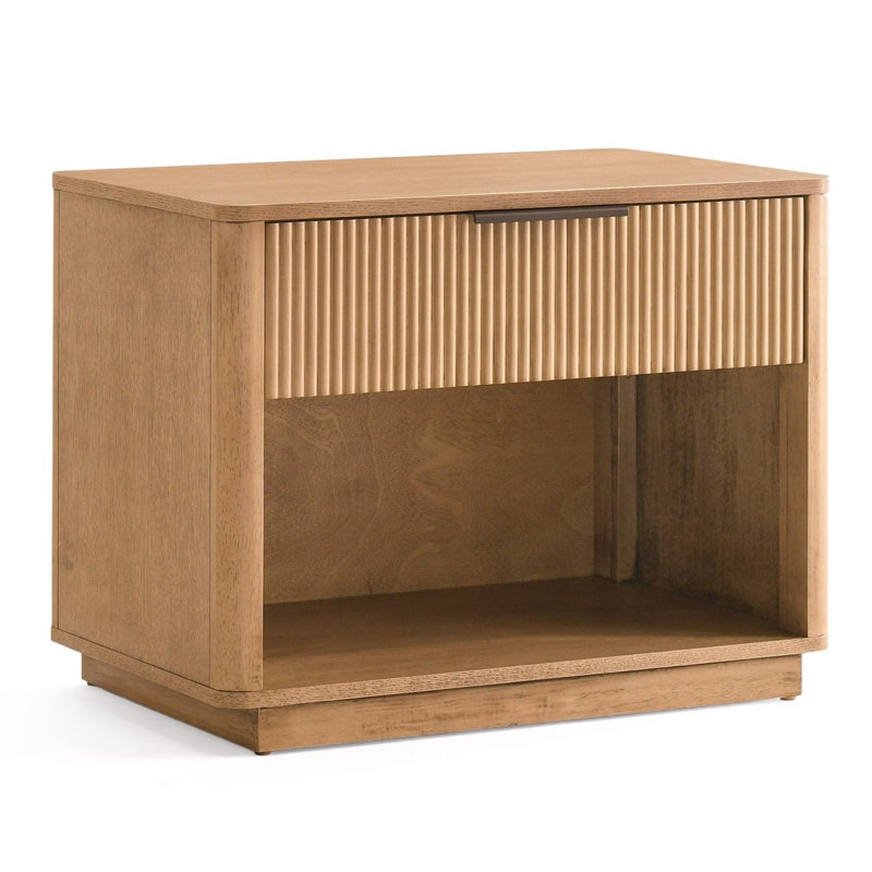Table de chevet Akira, Chêne blanc