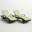 Chaise longue inclinable avec coussin Blaise-914402140-917043641