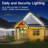 Leposava RGBIC 50-Ft Outdoor String Lights - 36 LED Bulbs, 44 Scene Modes, Weatherproof