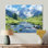 Geni Mountain River Reflections in Rocky Mountains V - montagnes, art mural