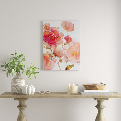 Pivoines vives - reproduction sur toile