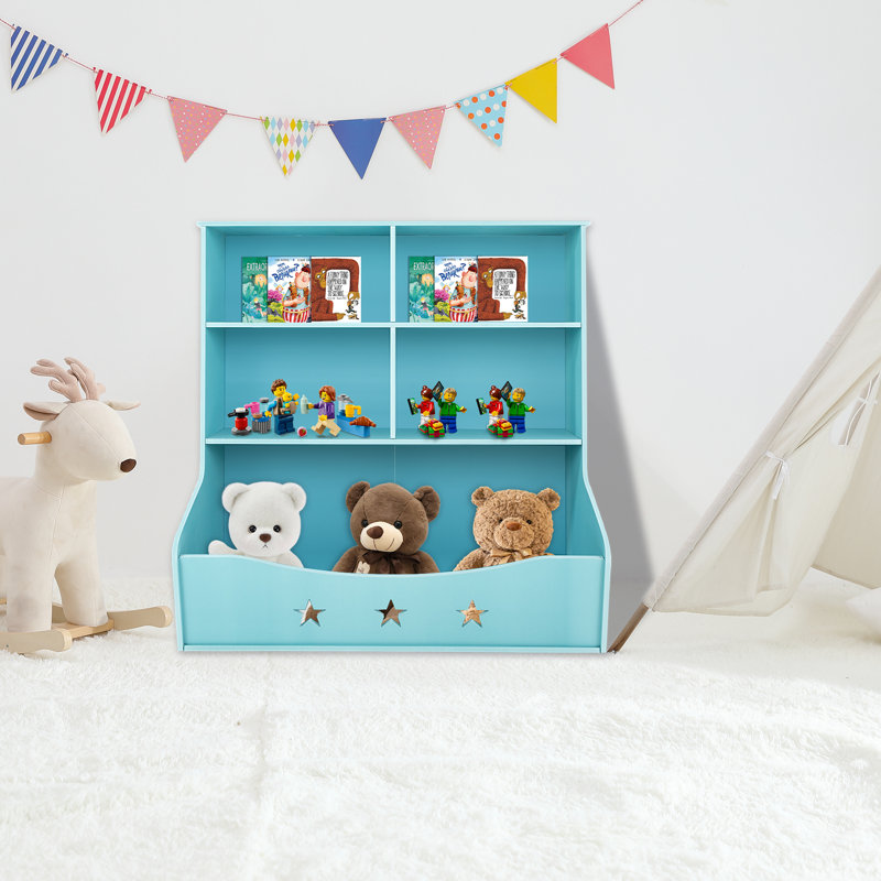 Anauri Bookcase, Blue