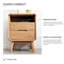 Table de chevet moderne Virelli