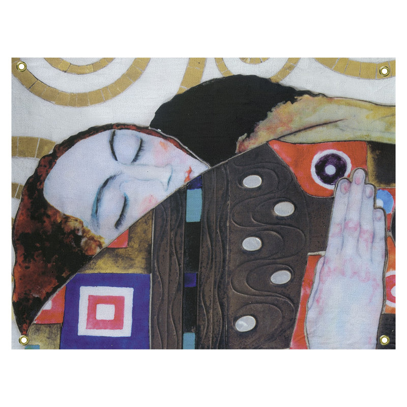 Tapisserie murale, H 37,5 po x l 27,5 po, Brun / Noir / Blanc