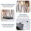 Glass and Aluminium Wall Light