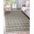 Selene Striped Black Handmade Wool Contemporary Geometric Area Rug-12757065