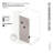 Ursa 30 in. x 78 in. Fully Frameless Bronze Tinted Single Fixed Shower Panel-89211425