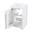 Meuble-lavabo de 20 po avec lavabo, armoire de porte et tablettes réglables-102619246