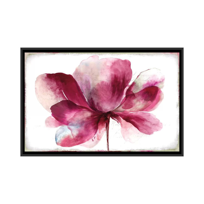 " Lilya I " by Asia Jensen, 18" H x 26" W x 1.5" D, No Mat, Black Framed Canvas