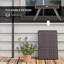 Outdoor Folding Rattan Side Table