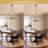 Lily-Louise 6- Light Classic / Traditional Farmhouse Rustic Iron Candle Chandelier for Bedroom,Living Room,Foyer,Entryway,Hallway,Kitchen Island Lighting Fixture-1510347269-1491221505-1494127915