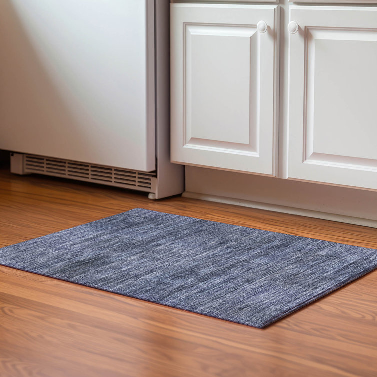 Premium Machine Washable Prisco Navy Rug