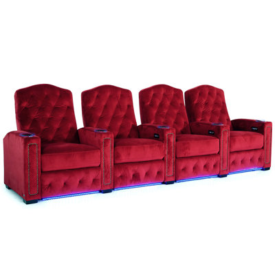 HR Series Home Theater Row Seating (Row of 4) by Winston Porter