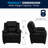 Brockbank Kids 15'' Recliner and Ottoman-204654418