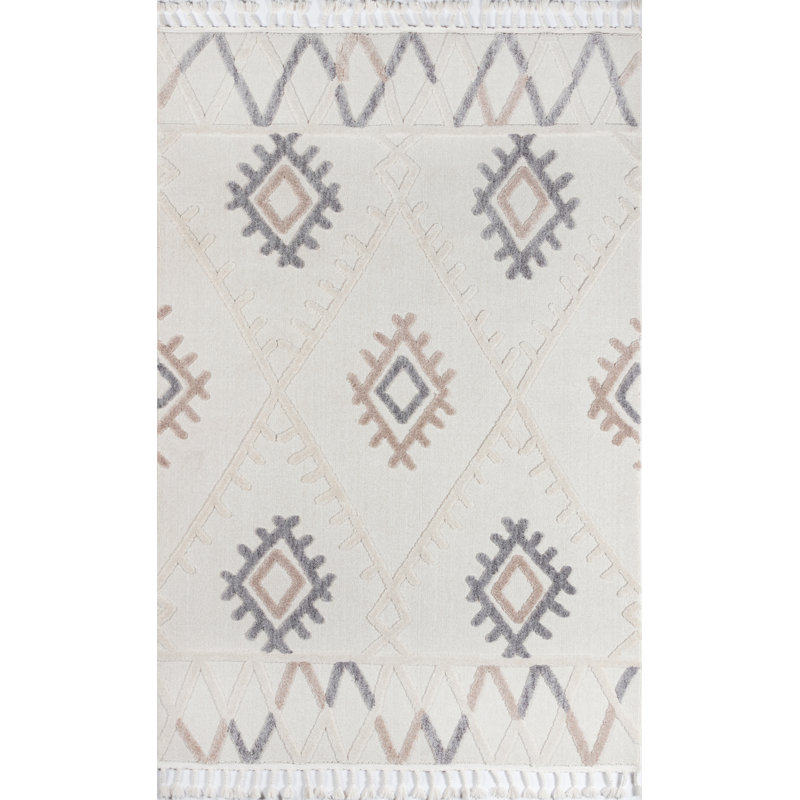 Adhnan Geometric Indoor Rug, Rectangle 8'6" x 12'6"
