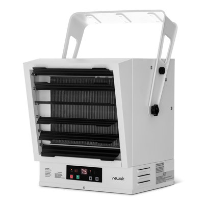 Newair Hardwired  Electric 10,000W Garage Heater, 240v Powerful Fan-Forced for Ceiling, Wall or Counter Mount, Heats up to 1605 sq.ft.